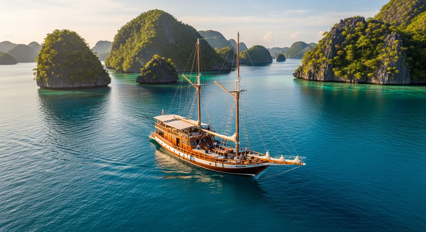 Best Time Phinisi Raja Ampat: October-April Dry Season